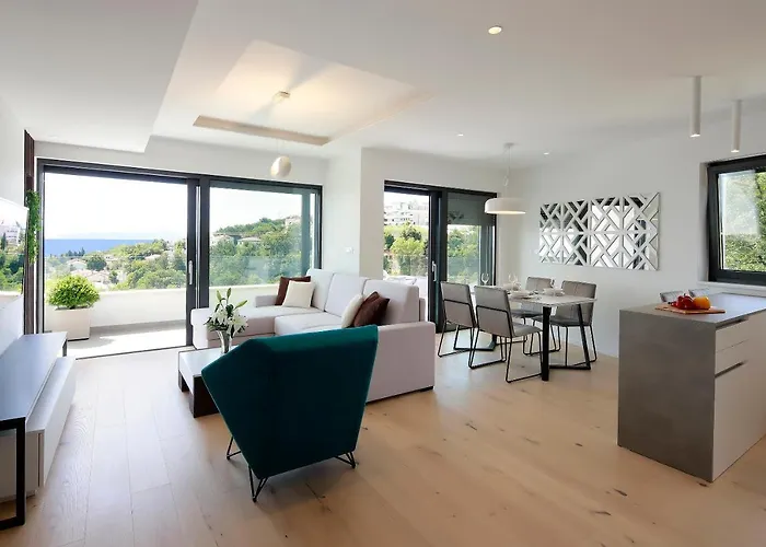 Modena Maris-heated Pool-grill-relax-jacuzzi Lägenhet Opatija