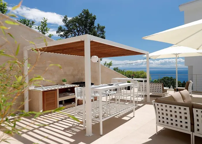 Modena Maris-heated Pool-grill-relax-jacuzzi Lägenhet Opatija